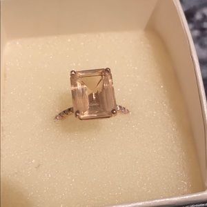 Pink Morganite Ring